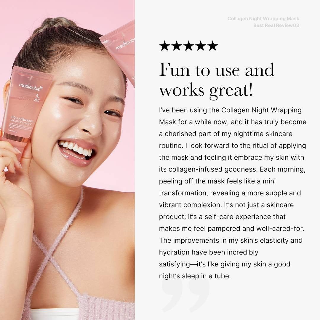 (Buy 1 get 1 free) MEDICUBE COLLAGEN NIGHT WRAPPING MASK